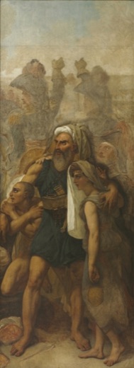 Egyptian Family (Sketch for 